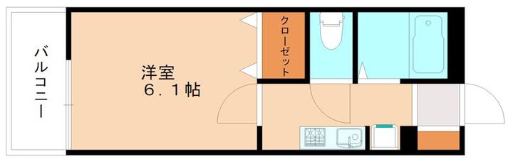 福岡県北九州市小倉北区中井口(マンション)の賃貸物件306の間取り