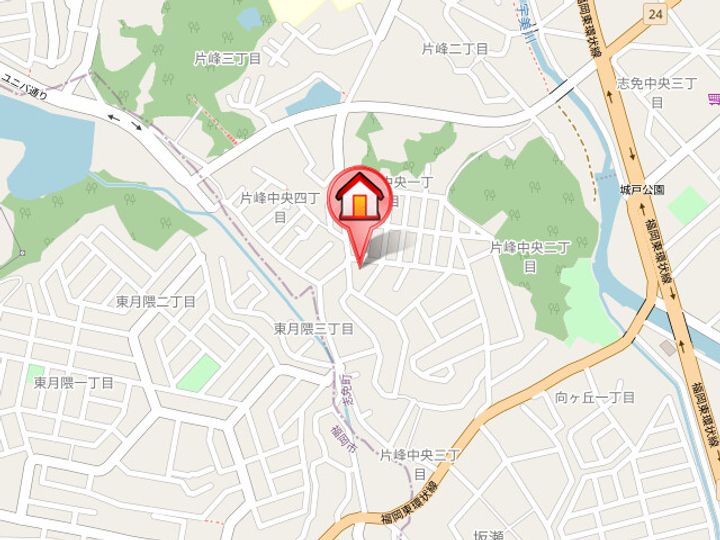 モンテローザⅠ105の地図