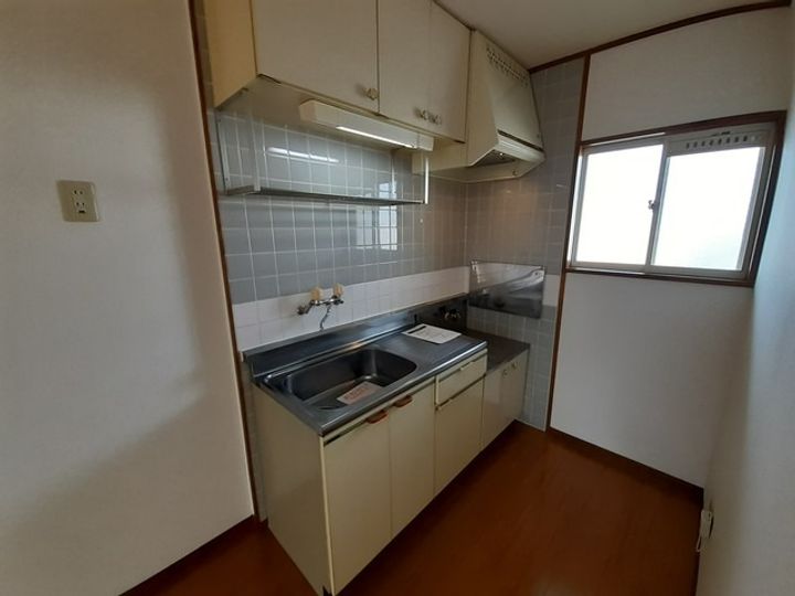 福岡県糟屋郡粕屋町大字上大隈(アパート)の賃貸物件202のキッチン