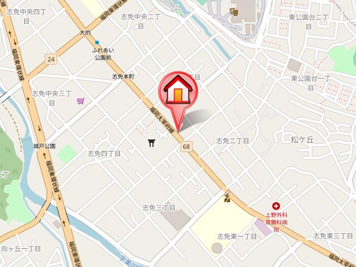 ラ・ルーチェ・ミツキ202の地図