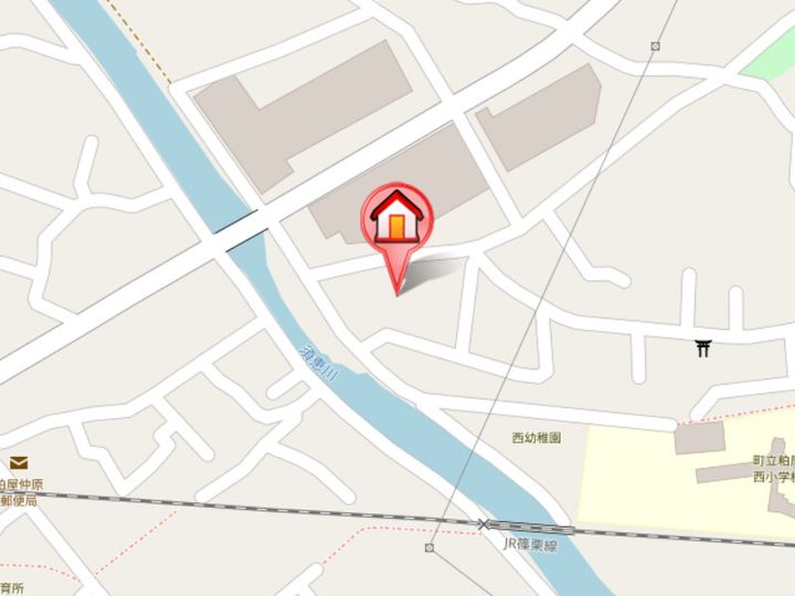 福岡県糟屋郡粕屋町大字阿惠(マンション)の賃貸物件102の地図