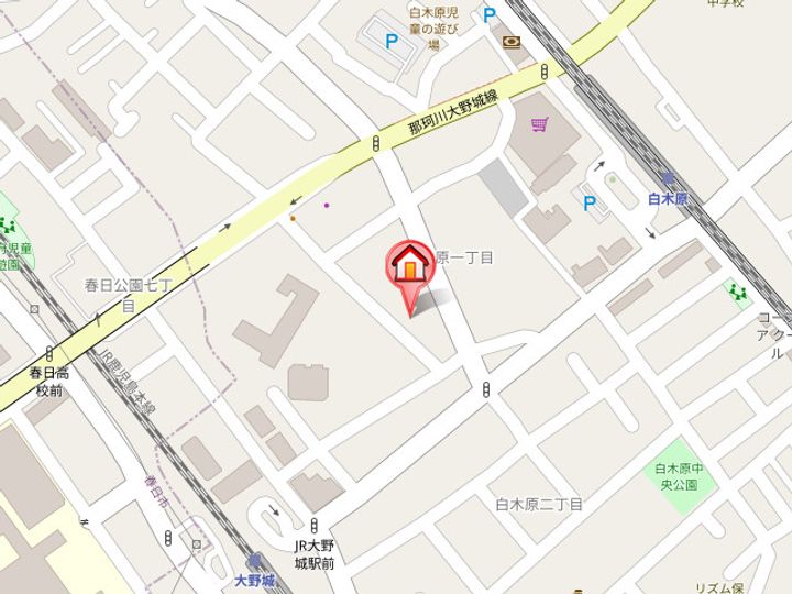 福岡県大野城市白木原1丁目(マンション)の賃貸物件203の地図