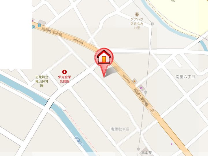 レ・フォール407の地図