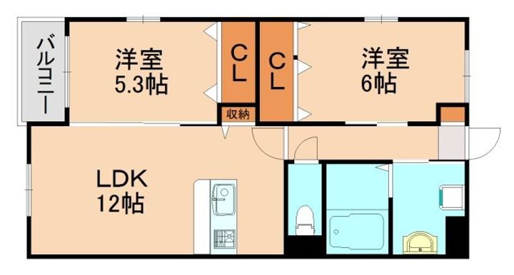 アヴァンセ志免町の間取り