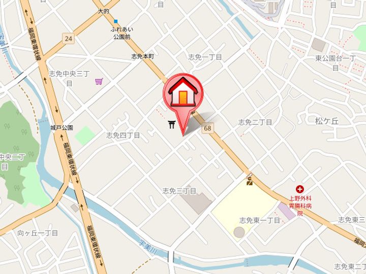 アヴァンセ志免町の地図