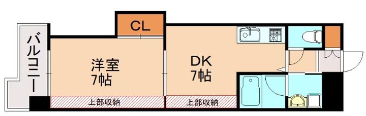 アクシス東平尾Ⅱ411の間取り