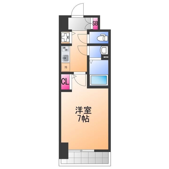 Alivis堺浜寺の間取り