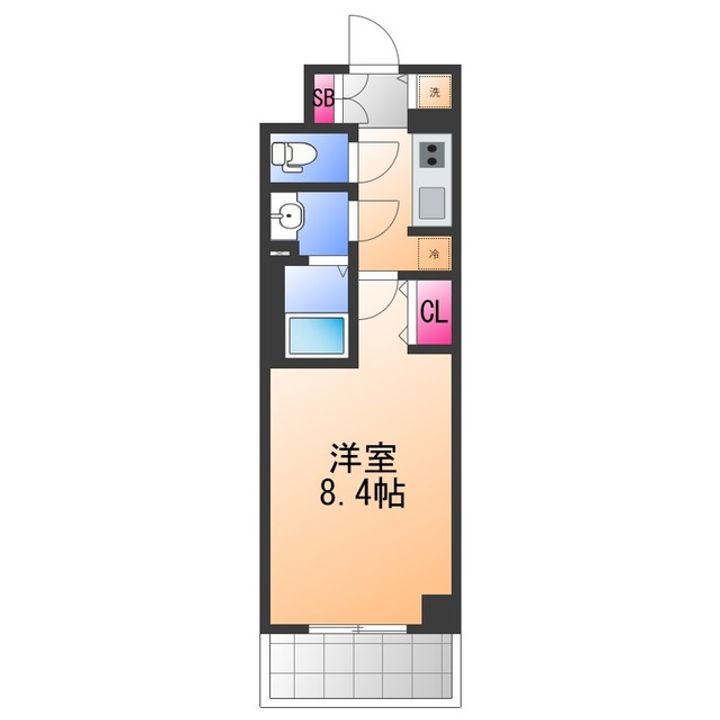 S−RESIDENCE堺浜寺axialの間取り