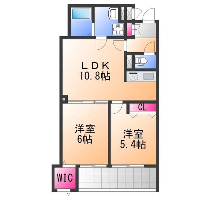 CASA CALMA菱木の間取り