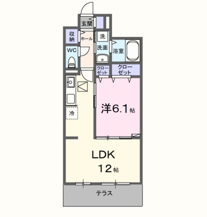 garden 浜プラスの間取り