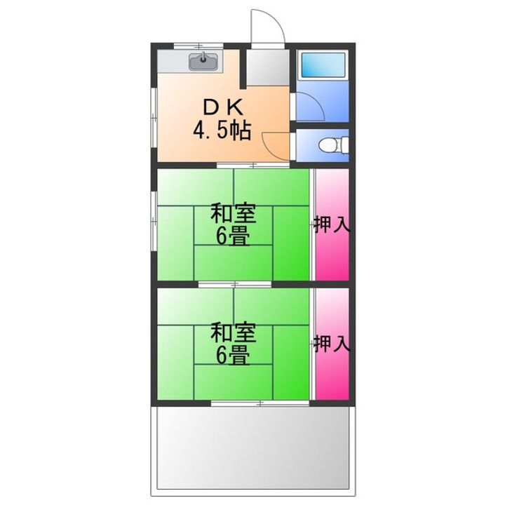 エス・テラス大阪サウスの間取り