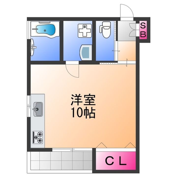 Fテラス南上町駅前の間取り