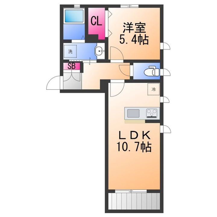 リラフォートの間取り