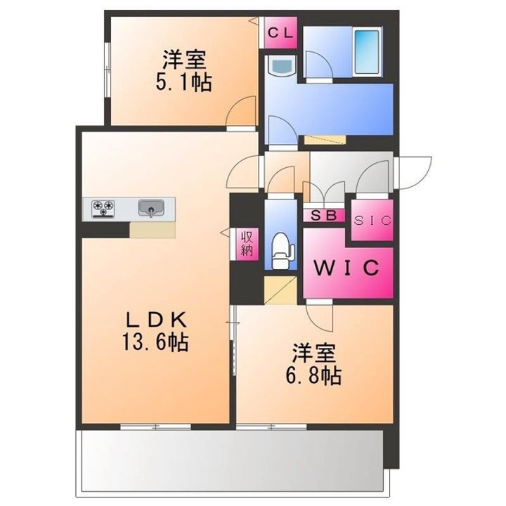 メゾン ド ルクスの間取り