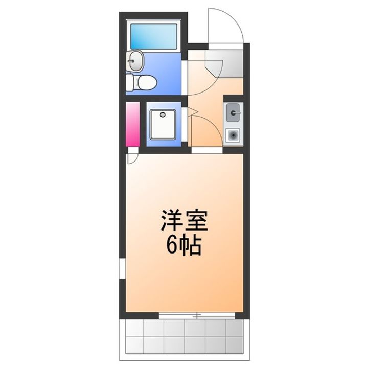 シャルマンフジ久米田五番館の間取り