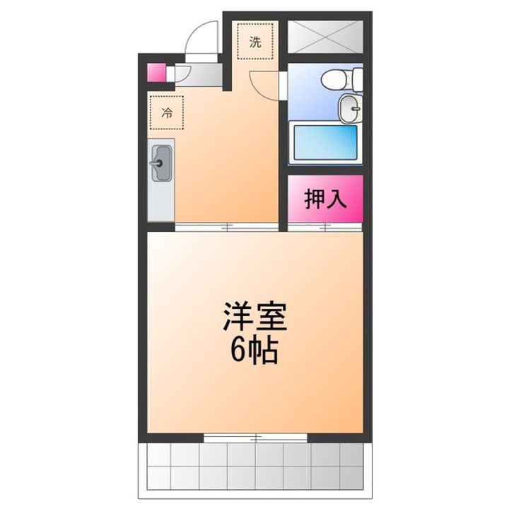 ハイツタナカの間取り