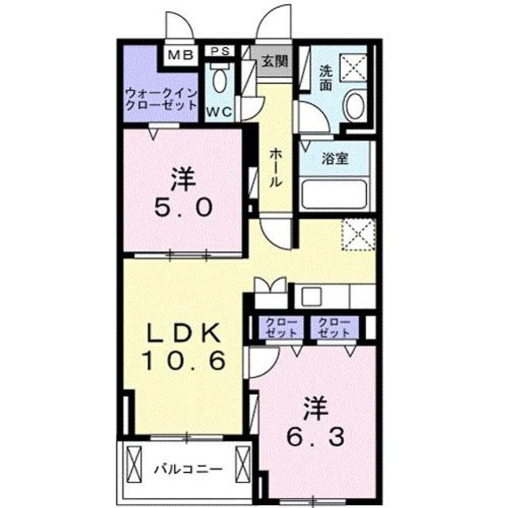 ルーセント ファーロの間取り