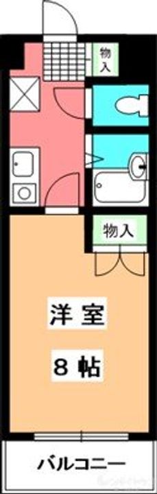 ヴァンテアン清水107の間取り
