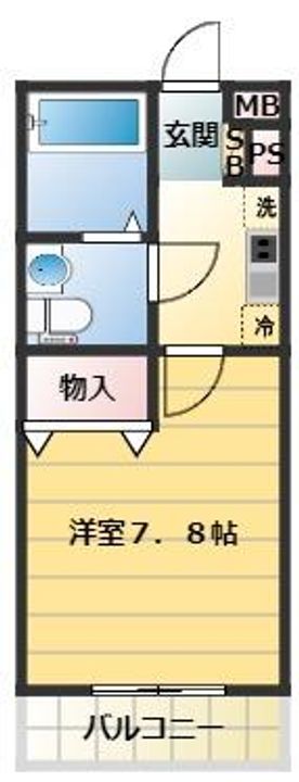 R FIELDS MATSUDOⅢの間取り