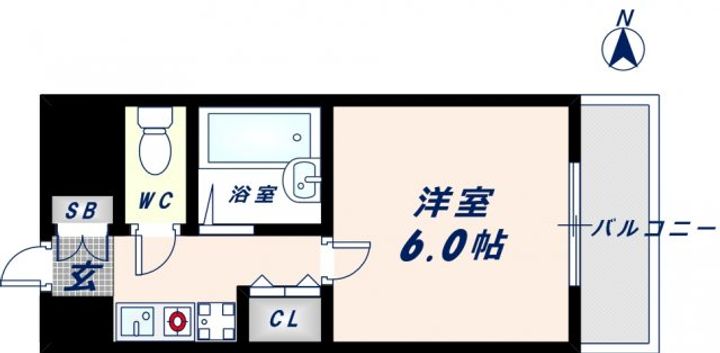 PS HIGASHI OSAKAの間取り