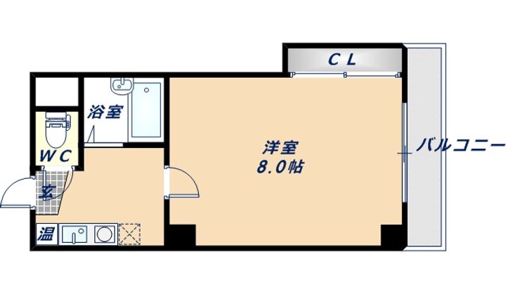 エクセル近大前302の間取り