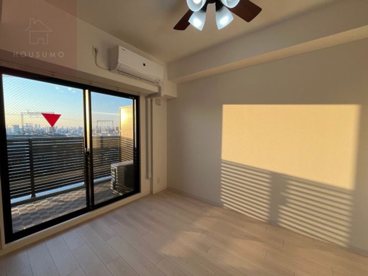 Luxe布施東2808の寝室