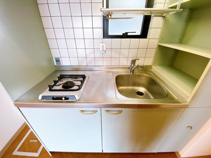 大阪府東大阪市高井田元町2丁目(マンション)の賃貸物件のキッチン