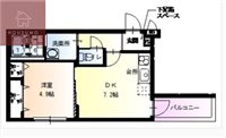 大阪府大阪市平野区喜連西1丁目(アパート)の賃貸物件の間取り