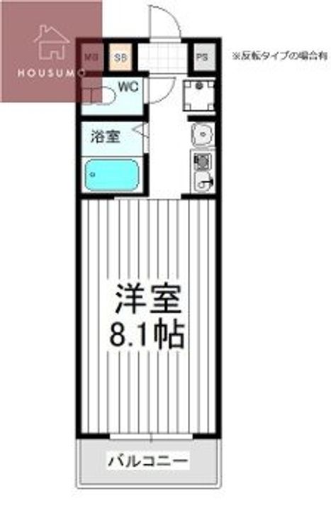 大阪府大阪市平野区喜連4丁目(マンション)の賃貸物件の間取り