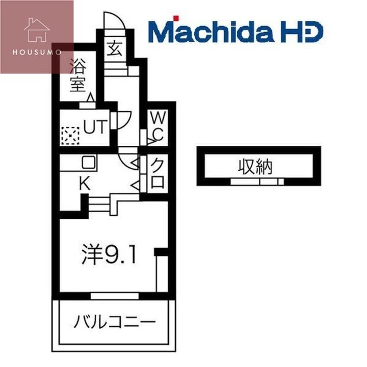 大阪府八尾市小畑町2丁目(アパート)の賃貸物件の間取り