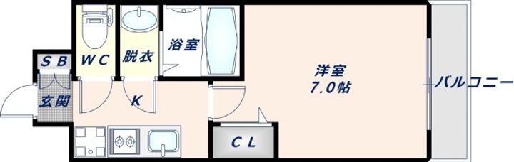 フォーリアライズ大阪イーストゲートの間取り
