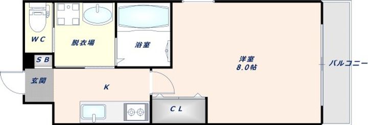 大阪府東大阪市西堤2丁目(アパート)の賃貸物件の間取り