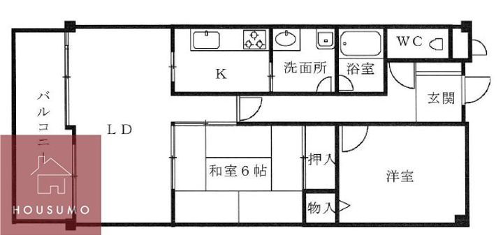 ガーデンヒルズの間取り