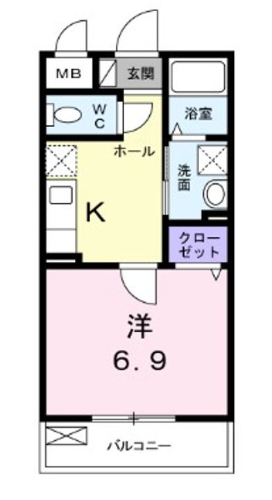 美・スリズィエ105の間取り
