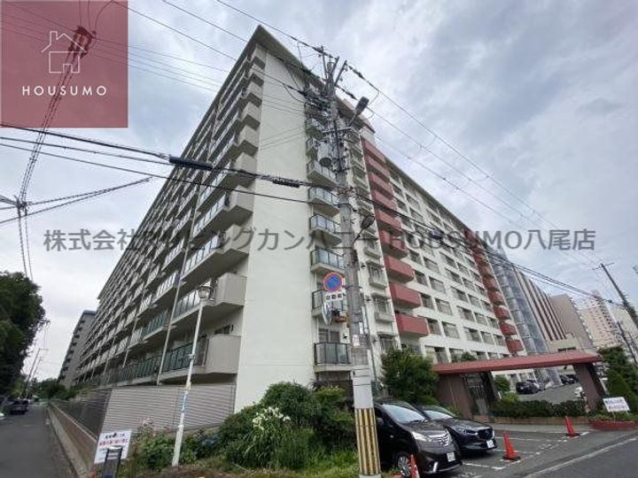 メガロコープ平野2号棟の外観