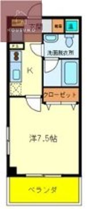 大阪府八尾市植松町7丁目(マンション)の賃貸物件の間取り