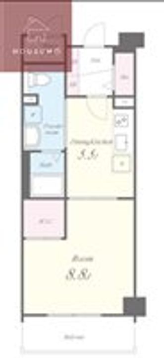 大阪府八尾市上之島町南1丁目(マンション)の賃貸物件の間取り