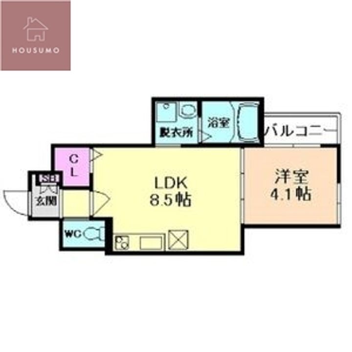 大阪府東大阪市森河内西1丁目(アパート)の賃貸物件の間取り
