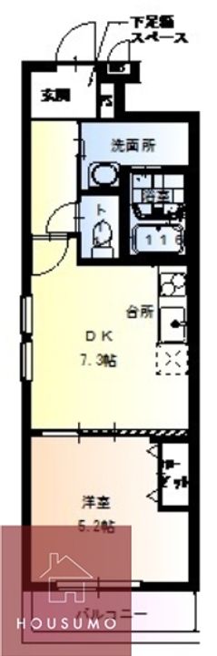 フジパレス瑞光Ⅲ番館 の間取り