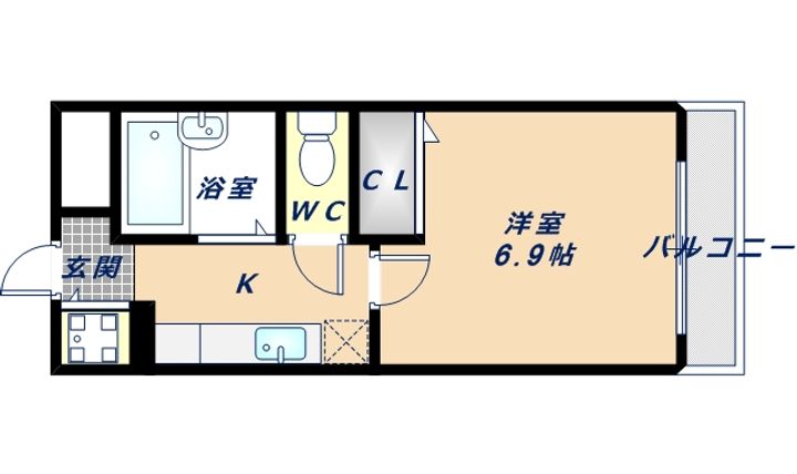 リバーサイド金岡Ⅱ番館の間取り