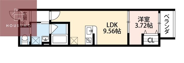 Balloon Flower302の間取り