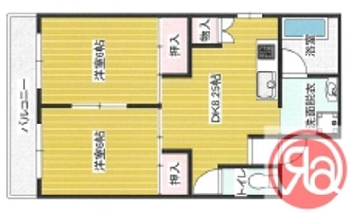 エルディ東住吉の間取り