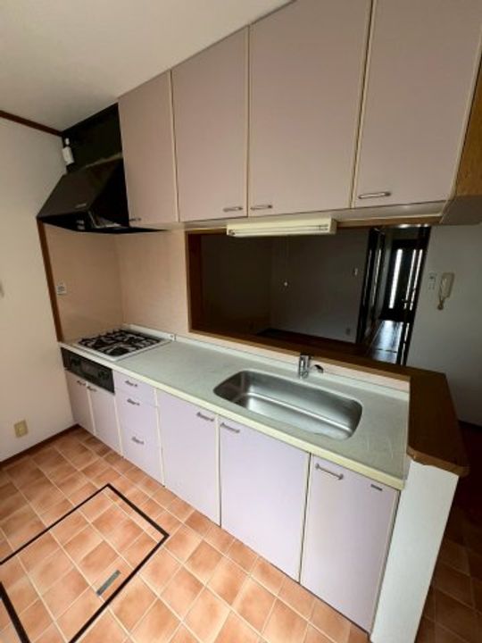 大阪府大阪市東住吉区湯里5丁目(一戸建)の賃貸物件のキッチン