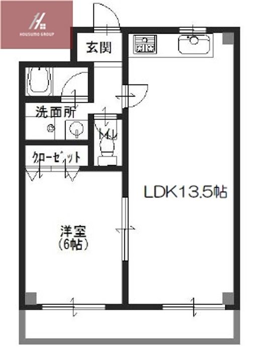 大阪府大阪市東成区中道3丁目(マンション)の賃貸物件の間取り