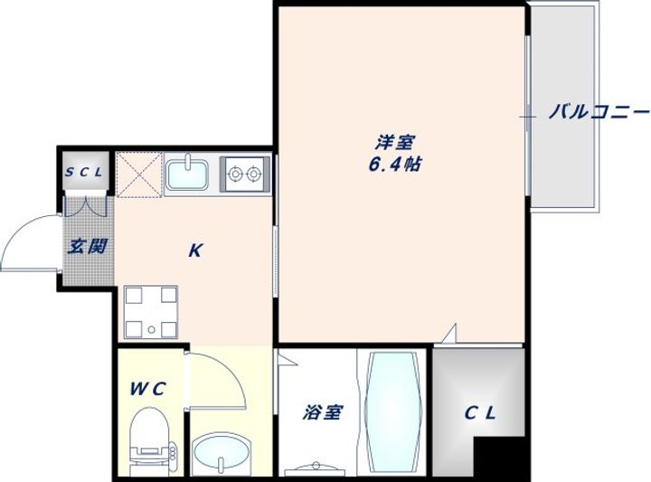 エルマール今里の間取り