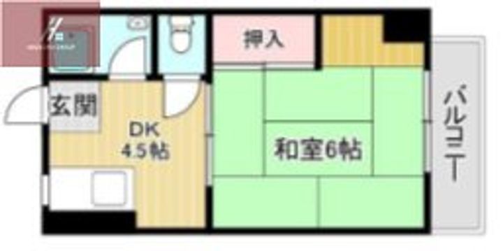 大阪府大阪市平野区喜連東5丁目(マンション)の賃貸物件の間取り