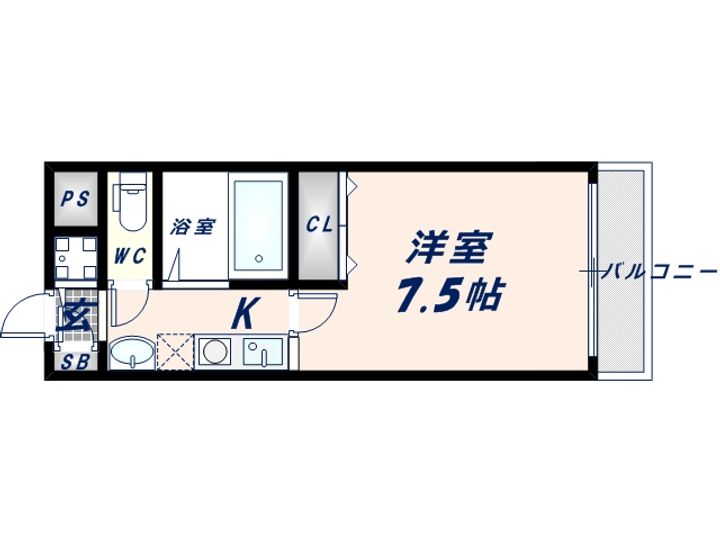 ルフォン今里の間取り