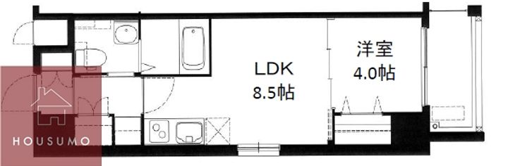 La CASA新北野 の間取り