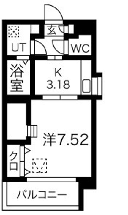 GRACE・FORT・TATUMI301の間取り