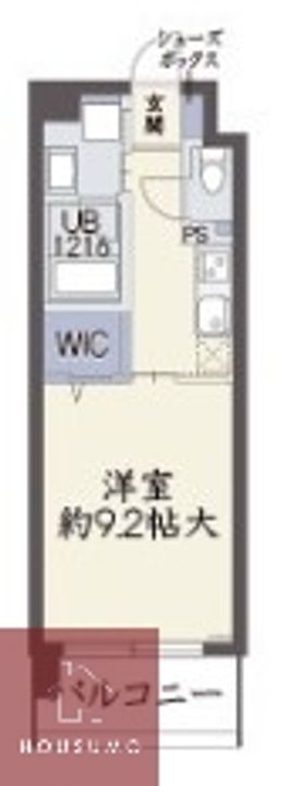 カーサ天神 306の間取り